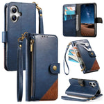 Portafoglio con cerniera e cinturino in ecopelle vegana, For iPhone 17 Pro Max, For iPhone 17 Pro, For iPhone 17, For iPhone Air