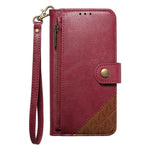 Portafoglio con cerniera e cinturino in ecopelle vegana, For iPhone 17 Pro Max, For iPhone 17 Pro, For iPhone 17, For iPhone Air
