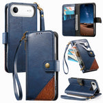 Portafoglio con cerniera e cinturino in ecopelle vegana, For iPhone 17 Pro Max, For iPhone 17 Pro, For iPhone 17, For iPhone Air