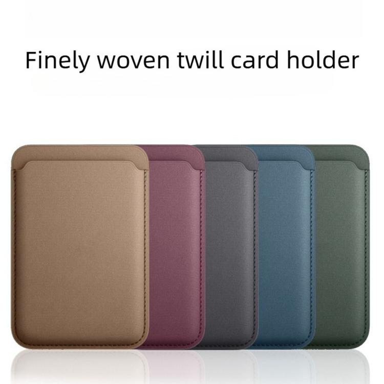 Porta carte magnetico ultra resistente in twill a trama fine