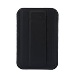 Borsa porta carte magnetica ultrasottile in pelle vegana con supporto