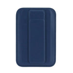 Borsa porta carte magnetica ultrasottile in pelle vegana con supporto