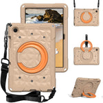 Custodia per tablet antiurto con supporto girevole ad anello magico e tracolla., For Samsung Galaxy Tab A11+ / A9+, For Samsung Galaxy Tab A11 / A9