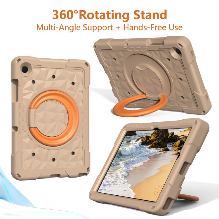 Custodia per tablet antiurto con supporto girevole ad anello magico e tracolla., For Samsung Galaxy Tab A11+ / A9+, For Samsung Galaxy Tab A11 / A9