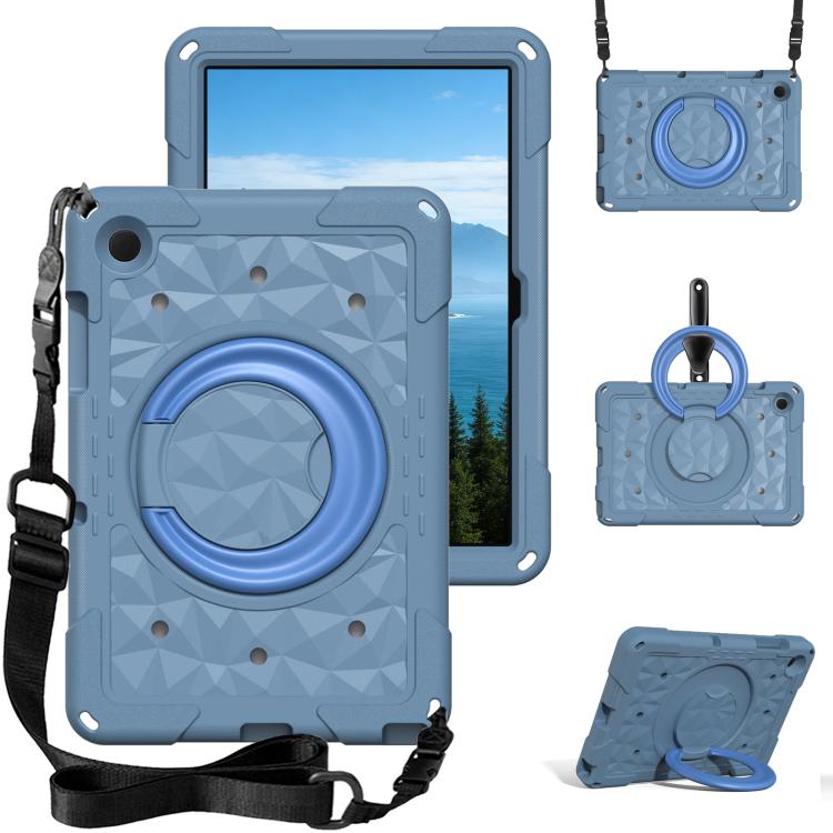 Custodia per tablet antiurto con supporto girevole ad anello magico e tracolla., For Samsung Galaxy Tab A11+ / A9+, For Samsung Galaxy Tab A11 / A9