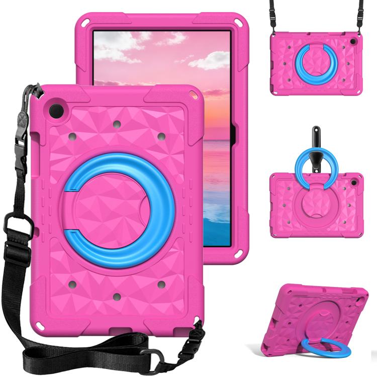 Custodia per tablet antiurto con supporto girevole ad anello magico e tracolla., For Samsung Galaxy Tab A11+ / A9+, For Samsung Galaxy Tab A11 / A9