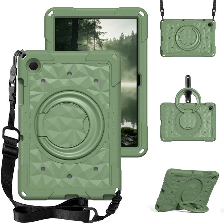 Custodia per tablet antiurto con supporto girevole ad anello magico e tracolla., For Samsung Galaxy Tab A11+ / A9+, For Samsung Galaxy Tab A11 / A9