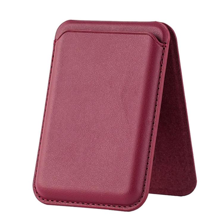 Portacarte magnetico a forma di A in ecopelle
