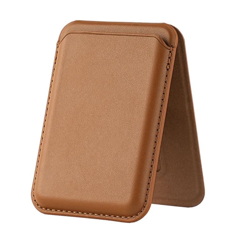 Portacarte magnetico a forma di A in ecopelle