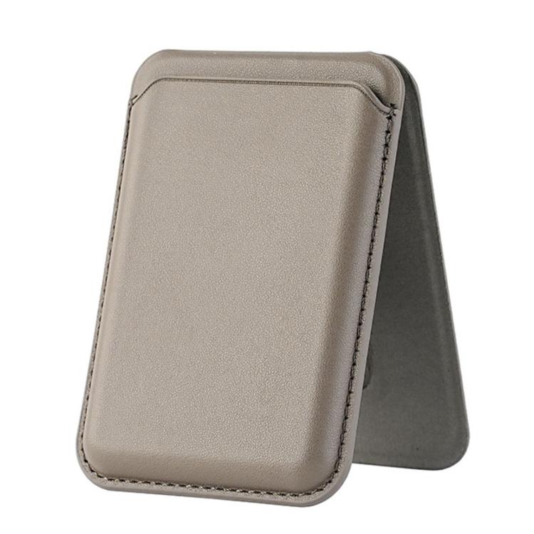 Portacarte magnetico a forma di A in ecopelle