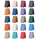Portacarte magnetico a forma di A in ecopelle