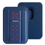 Porta carte pieghevole con supporto magnetico invisibile