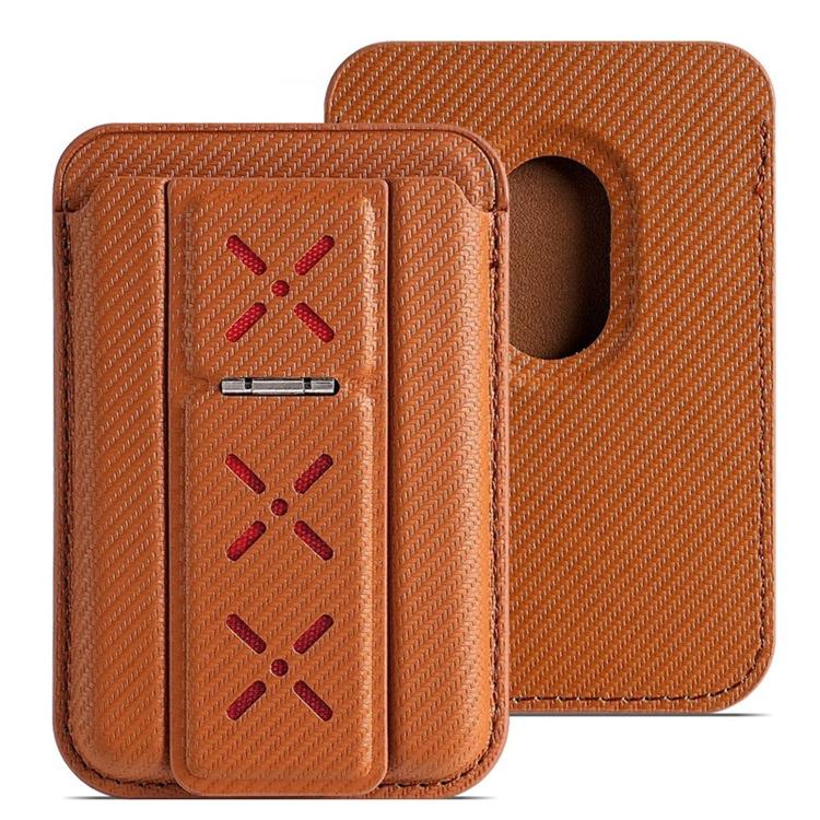 Porta carte pieghevole con supporto magnetico invisibile