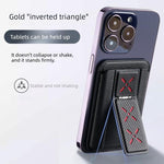 Porta carte pieghevole con supporto magnetico invisibile