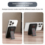 Porta carte pieghevole con supporto magnetico invisibile