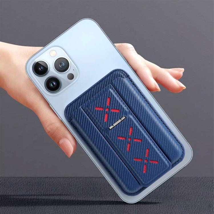 Porta carte pieghevole con supporto magnetico invisibile