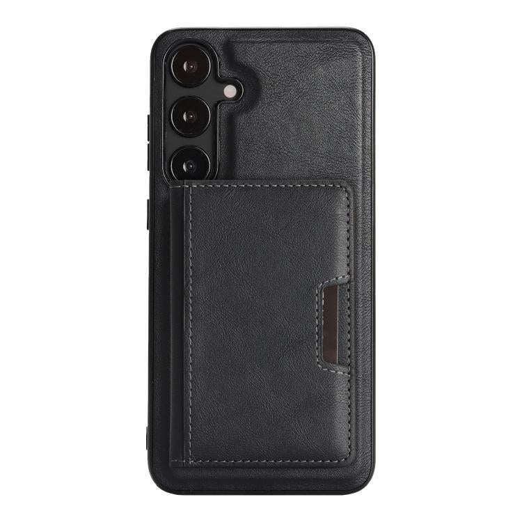 Custodia per telefono in pelle Kalebol Strong MagSafe con porta carte magnetico a due ante e chiusura a strappo., For Galaxy S25+ 5G, For Galaxy S25 Ultra 5G, For Galaxy S24 Ultra 5G, For Galaxy S24+ 5G