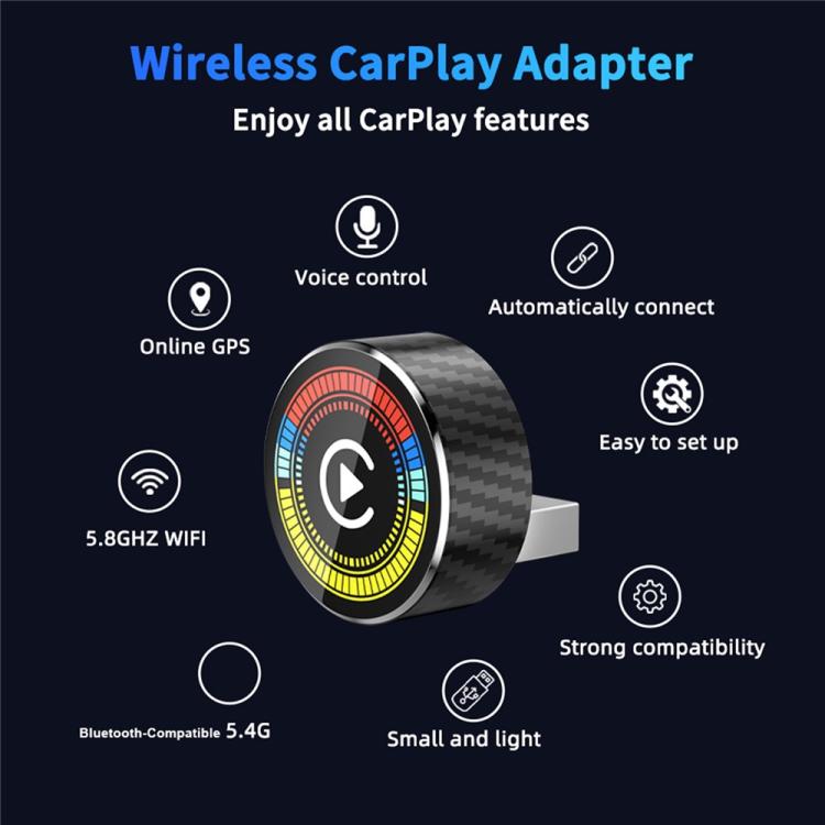 M47 2 in 1 AI Box Convertitore da cablato a wireless per CarPlay/Android Auto Adattatore wireless per auto, M47