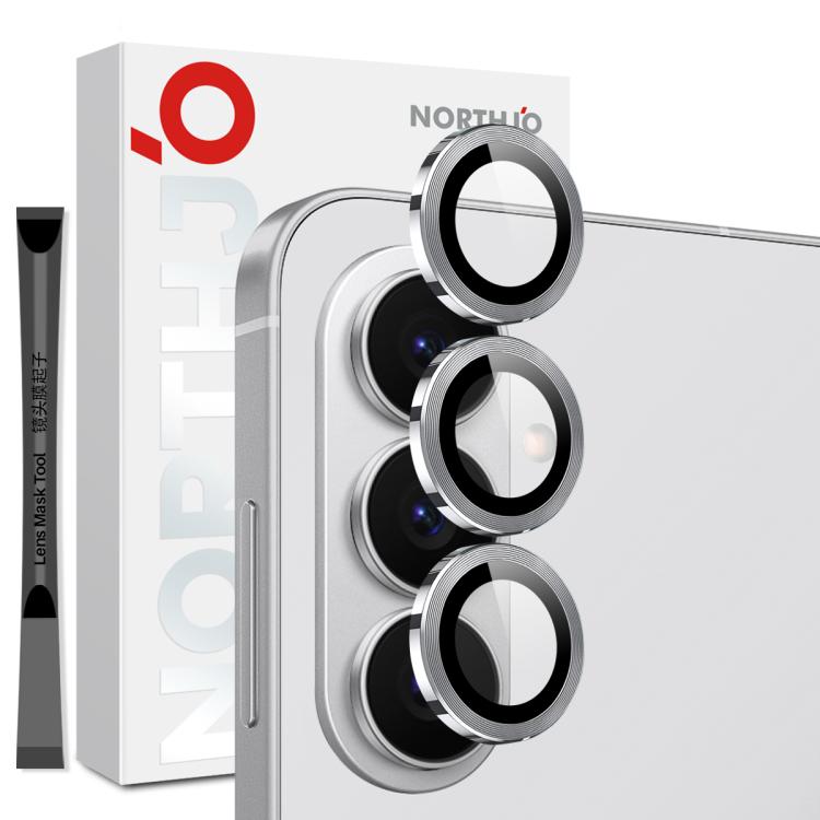 NORTHJO Protezione per obiettivo fotografico, CD, anello in metallo, pellicola in vetro temperato, For Samsung Galaxy S26+ 5G, For Samsung Galaxy S26 Ultra 5G, For Samsung Galaxy S26 5G