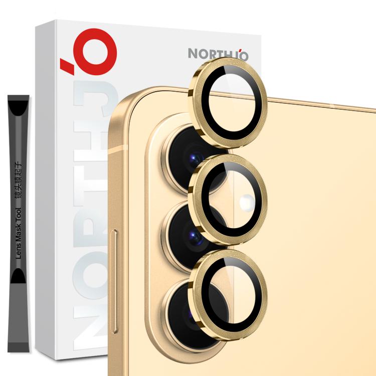 NORTHJO Protezione per obiettivo fotografico, CD, anello in metallo, pellicola in vetro temperato, For Samsung Galaxy S26+ 5G, For Samsung Galaxy S26 Ultra 5G, For Samsung Galaxy S26 5G