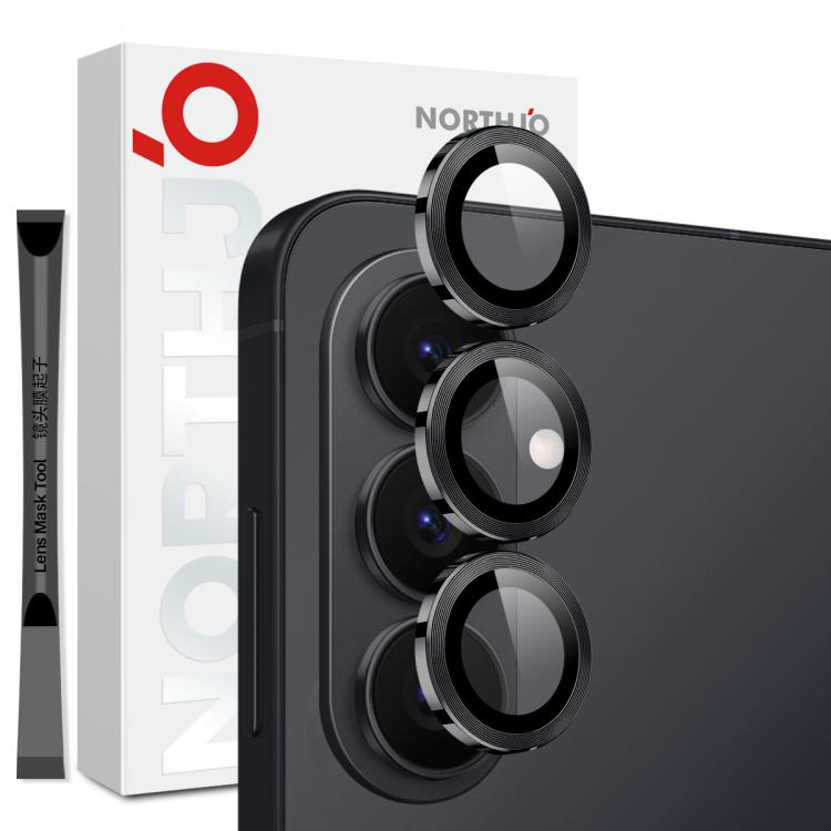 NORTHJO Protezione per obiettivo fotografico, CD, anello in metallo, pellicola in vetro temperato, For Samsung Galaxy S26+ 5G, For Samsung Galaxy S26 Ultra 5G, For Samsung Galaxy S26 5G