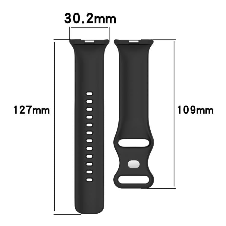 Cinturino per orologio in silicone tinta unita con fibbia a farfalla., For vivo Watch GT 2 / iQOO Watch GT 2