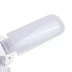 Lampadina LED E27 da 45W SMD2835 228leds Lampada da soffitto regolabile ad angolo della lama del ventilatore pieghevole super luminoso Luci a risparmio energetico per la casa