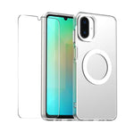 Custodia per telefono ENKAY Hat-Prince MagSafe Candy Color con pellicola protettiva 9H., For Galaxy A08 / A07 4G, For Samsung Galaxy A35 5G, For Galaxy A18 / A17 / A26