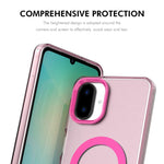 Custodia per telefono ENKAY Hat-Prince MagSafe Candy Color con pellicola protettiva 9H., For Galaxy A08 / A07 4G, For Samsung Galaxy A35 5G, For Galaxy A18 / A17 / A26
