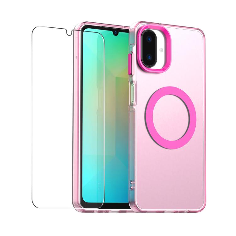 Custodia per telefono ENKAY Hat-Prince MagSafe Candy Color con pellicola protettiva 9H., For Galaxy A08 / A07 4G, For Samsung Galaxy A35 5G, For Galaxy A18 / A17 / A26