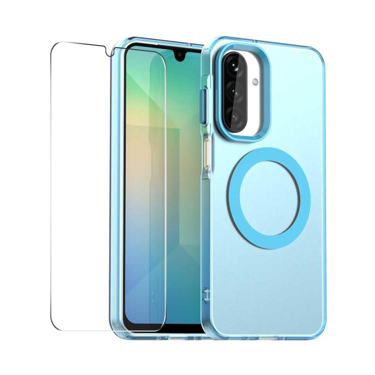 Custodia per telefono ENKAY Hat-Prince MagSafe Candy Color con pellicola protettiva 9H., For Galaxy A08 / A07 4G, For Samsung Galaxy A35 5G, For Galaxy A18 / A17 / A26