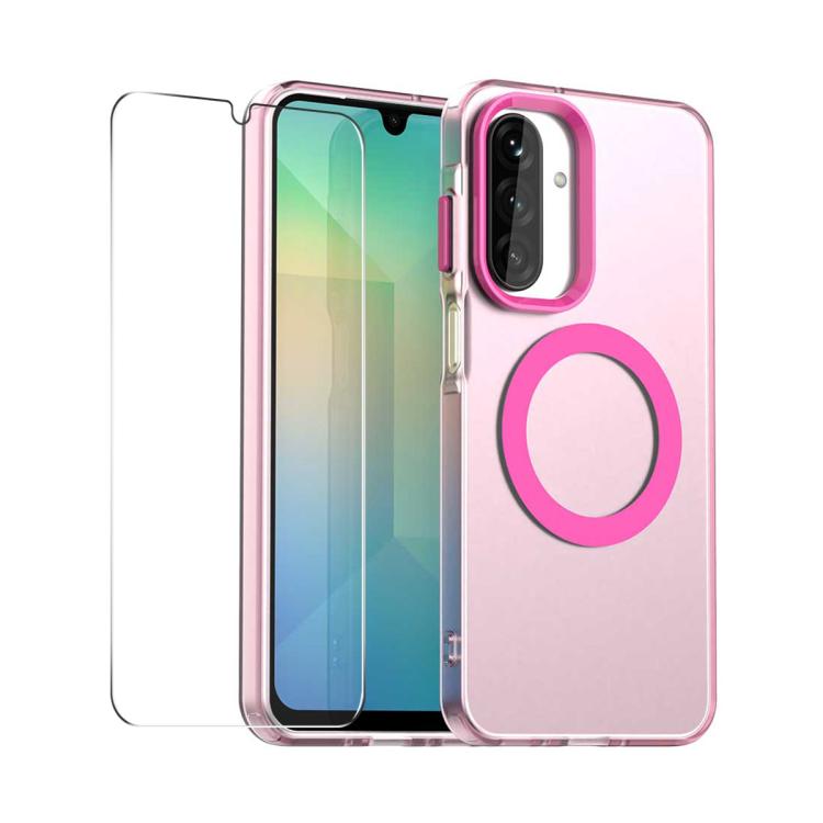 Custodia per telefono ENKAY Hat-Prince MagSafe Candy Color con pellicola protettiva 9H., For Galaxy A08 / A07 4G, For Samsung Galaxy A35 5G, For Galaxy A18 / A17 / A26