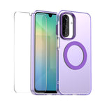 Custodia per telefono ENKAY Hat-Prince MagSafe Candy Color con pellicola protettiva 9H., For Galaxy A08 / A07 4G, For Samsung Galaxy A35 5G, For Galaxy A18 / A17 / A26