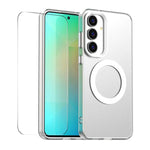 Custodia per telefono ENKAY Hat-Prince MagSafe Candy Color con pellicola protettiva 9H., For Galaxy A57 5G, For Galaxy A37 5G, For Samsung Galaxy S25 FE 5G