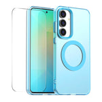 Custodia per telefono ENKAY Hat-Prince MagSafe Candy Color con pellicola protettiva 9H., For Galaxy A57 5G, For Galaxy A37 5G, For Samsung Galaxy S25 FE 5G