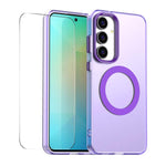 Custodia per telefono ENKAY Hat-Prince MagSafe Candy Color con pellicola protettiva 9H., For Galaxy A57 5G, For Galaxy A37 5G, For Samsung Galaxy S25 FE 5G