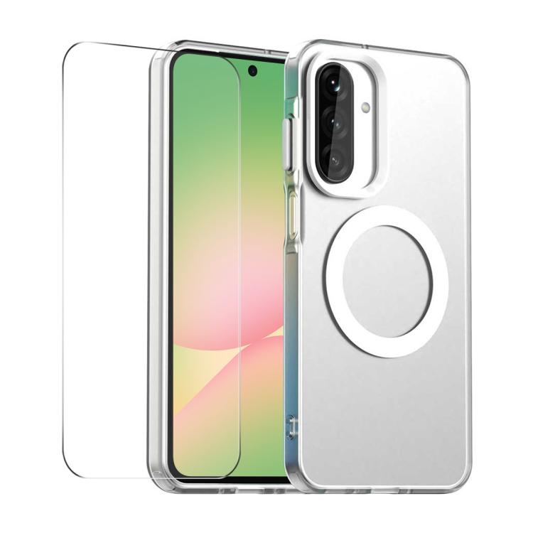 Custodia per telefono ENKAY Hat-Prince MagSafe Candy Color con pellicola protettiva 9H., For Galaxy A57 5G, For Galaxy A37 5G, For Samsung Galaxy S25 FE 5G