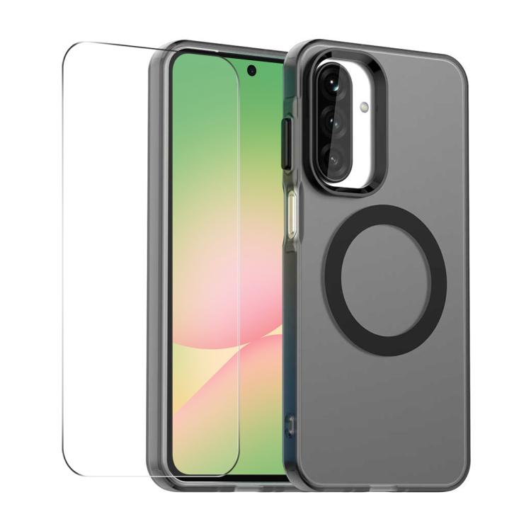 Custodia per telefono ENKAY Hat-Prince MagSafe Candy Color con pellicola protettiva 9H., For Galaxy A57 5G, For Galaxy A37 5G, For Samsung Galaxy S25 FE 5G