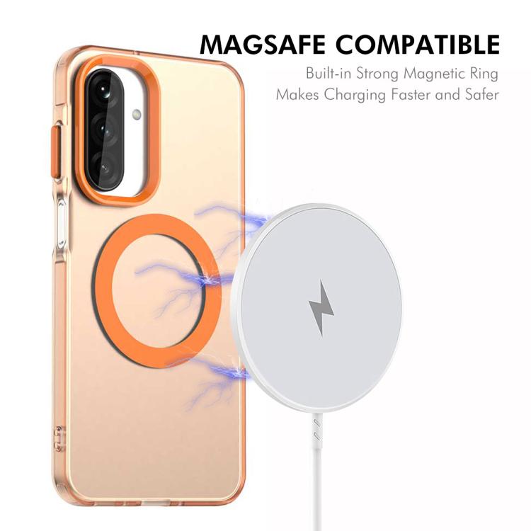 Custodia per telefono ENKAY Hat-Prince MagSafe Candy Color con pellicola protettiva 9H., For Galaxy A57 5G, For Galaxy A37 5G, For Samsung Galaxy S25 FE 5G