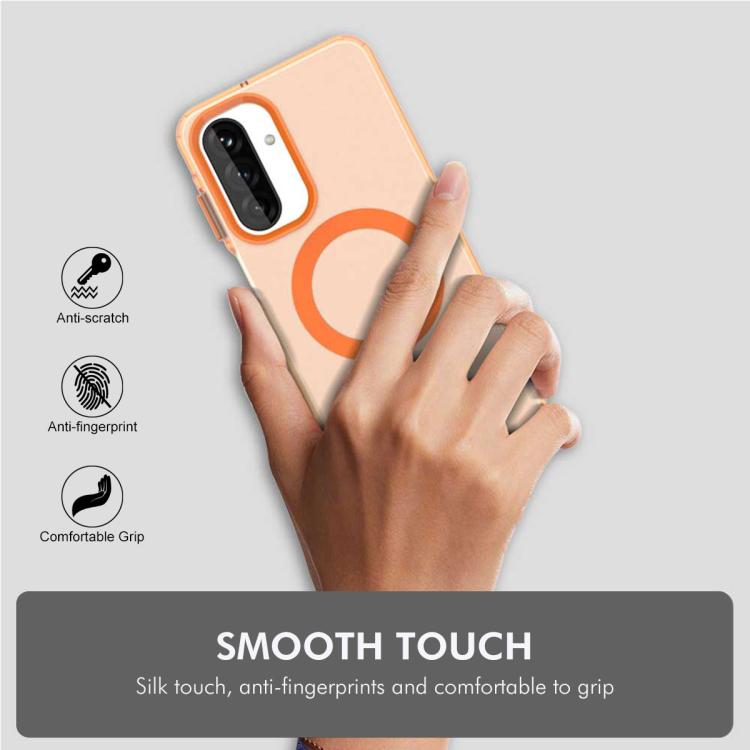 Custodia per telefono ENKAY Hat-Prince MagSafe Candy Color con pellicola protettiva 9H., For Galaxy A57 5G, For Galaxy A37 5G, For Samsung Galaxy S25 FE 5G
