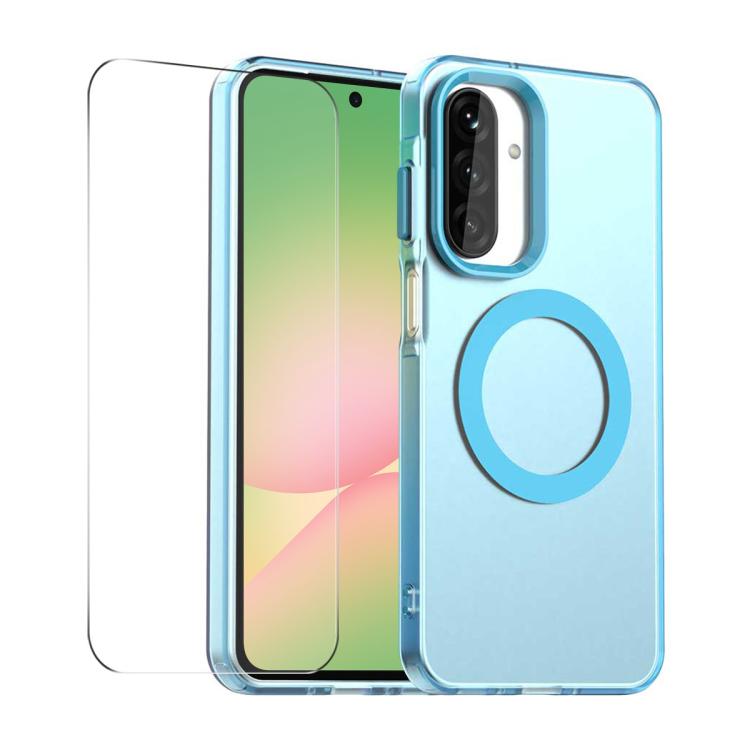 Custodia per telefono ENKAY Hat-Prince MagSafe Candy Color con pellicola protettiva 9H., For Galaxy A57 5G, For Galaxy A37 5G, For Samsung Galaxy S25 FE 5G