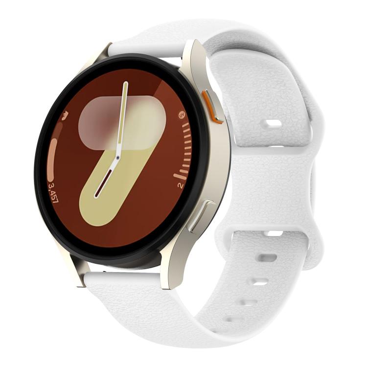Cinturino per orologio in silicone tinta unita con chiusura a farfalla e texture a litchi., 18mm, 20mm