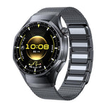 Pulsante di interfaccia senza soluzione di continuità Cinturino magnetico in acciaio inossidabile a forma di I, For Huawei Watch GT 6 Pro