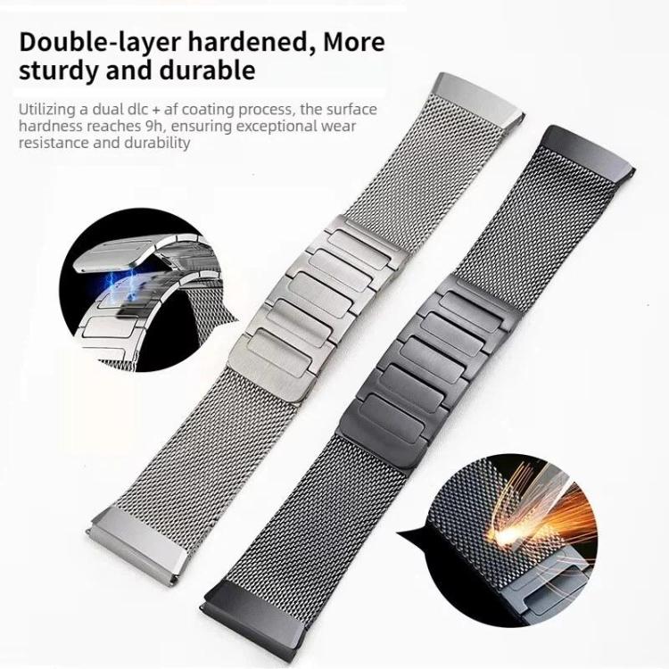 Pulsante di interfaccia senza soluzione di continuità Cinturino magnetico in acciaio inossidabile a forma di I, For Huawei Watch GT 6 Pro