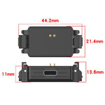 Base di ricarica con adattatore a sgancio rapido da 1/4 di pollice, compatibile con Action 6, ma non supporta la ricarica., For DJI Osmo Nano
