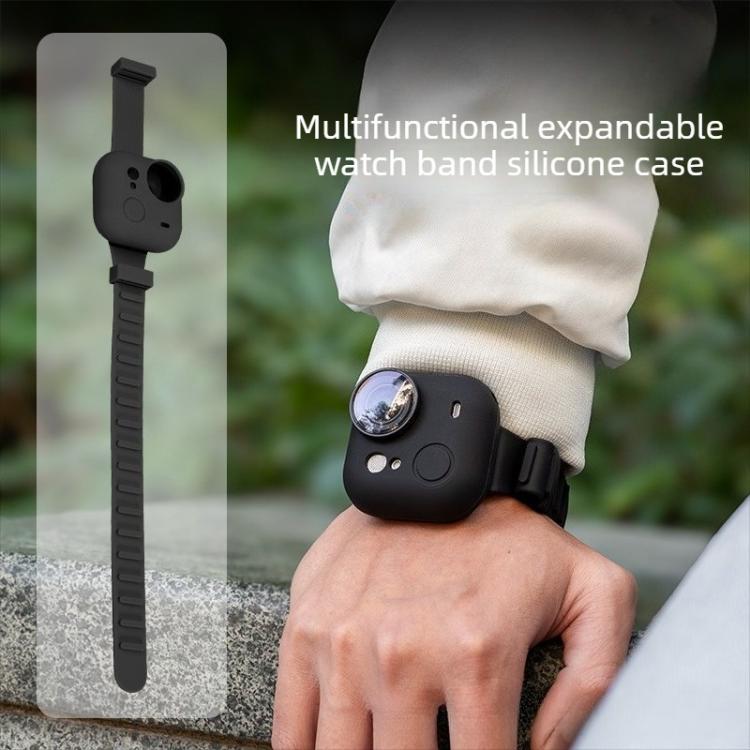 Copertura protettiva in silicone per cinghia di espansione per fotocamera sportiva., For Insta360 Go Ultra