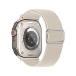 Cinturino elastico in nylon con fibbia ad anello a D e strisce diagonali per orologio., For Apple Watch 46mm / 49mm / 45mm / 44mm, For Apple Watch 42mm / 41mm / 40mm / 38mm