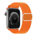 Cinturino elastico in nylon con fibbia ad anello a D e strisce diagonali per orologio., For Apple Watch 46mm / 49mm / 45mm / 44mm, For Apple Watch 42mm / 41mm / 40mm / 38mm