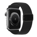 Cinturino elastico in nylon con fibbia ad anello a D e strisce diagonali per orologio., For Apple Watch 46mm / 49mm / 45mm / 44mm, For Apple Watch 42mm / 41mm / 40mm / 38mm
