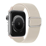 Cinturino elastico in nylon con fibbia ad anello a D e strisce diagonali per orologio., For Apple Watch 46mm / 49mm / 45mm / 44mm, For Apple Watch 42mm / 41mm / 40mm / 38mm